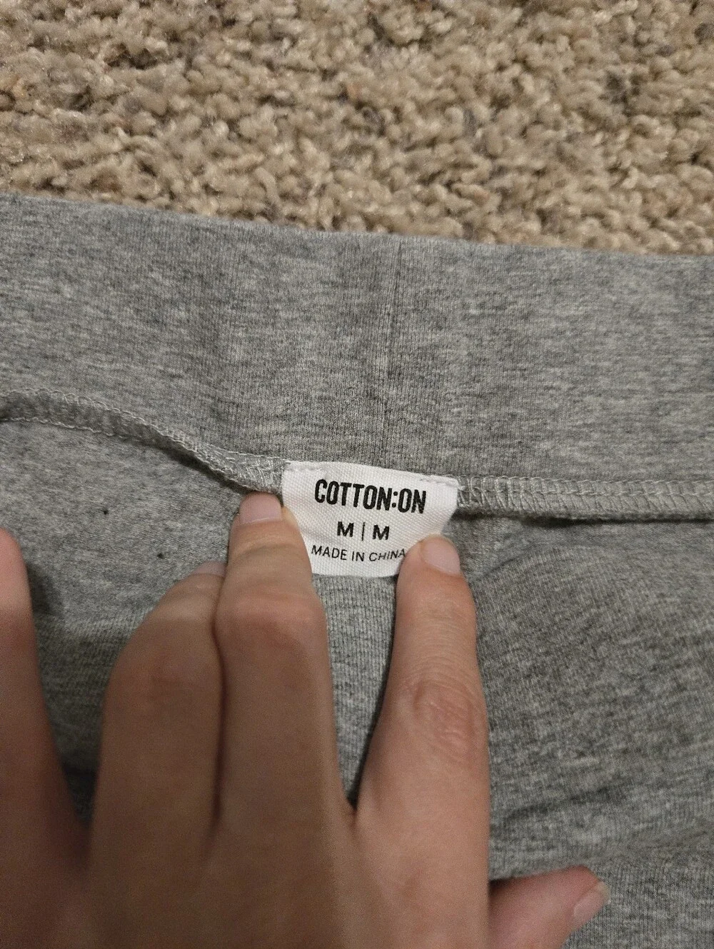 💖Cotton OnWomen's Gray Stretch Bike Shorts